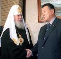 Mori receives Russian patriarch